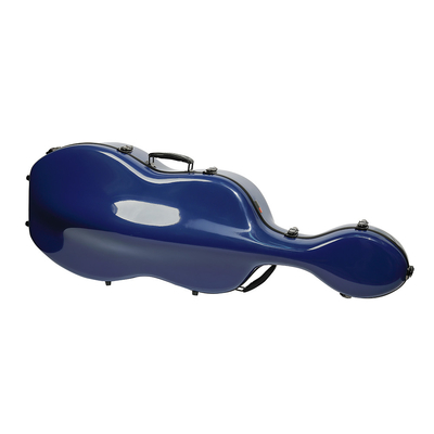 Mavi Renkli Dayanıklı Fiberglas Viyolonsel Hard Case, Tekerlekli Hafif
