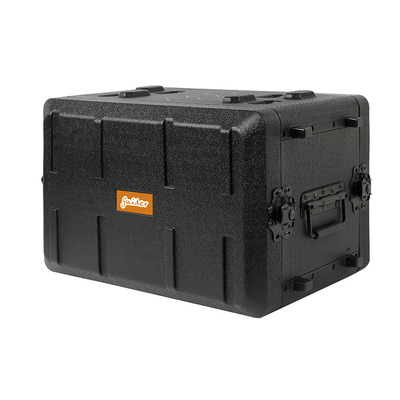 15'' 390mm Derinlik 6U Shockmount Rack Flight Case Anti-Presure İki Kapaklı