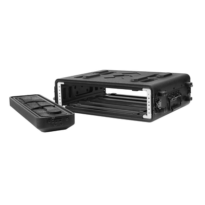 Mikrofon Alıcısı / İşlemci için PE 15&quot; Derinlik 2U Rack Mount Flight Rack Kılıf
