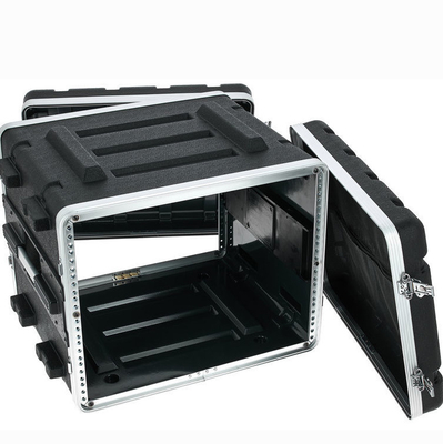 Amplifikatör PA Dayanıklı 8u Kabin Uçuş Kılıfı ABS 17&quot; Derinlik