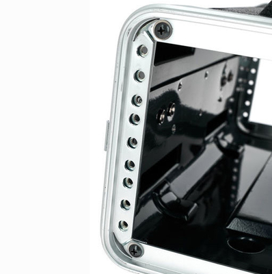 DJ /PA ABS 3U 19 İnç Raf Kılıfı Büküm Kilitleri x 4 480X480x133MM