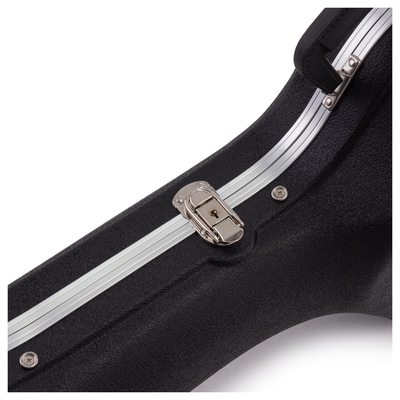 Yastıklı Omuz Askıları ile Siyah Tam Boy Akustik Gitar Hard Case ABS