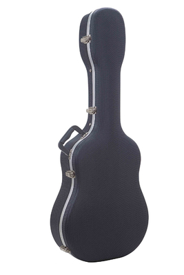 Guider ABS Klasik Gitar Hard Case Siyah Dreadnought Gitarlar İçin