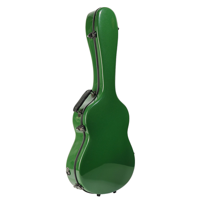 Yeşil Klasik Sert Kabuk Gitar Kılıfı 39 İnç Fiberglas Anti Basınç
