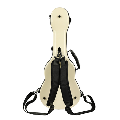 Anti-Basınç Fiberglas Tenor Ukulele Hard Case Fildişi Rengi