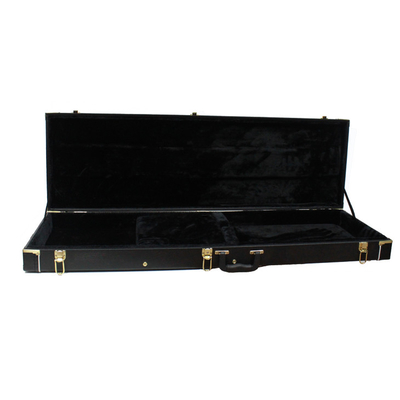 Kontrplak Elektrik Bas Gitar Hard Case Yastıklı Taşıma Kolu Dayanıklı