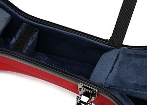 Mat Kırmızı Fiberglas Klasik Gitar Rafı Kasa Kırılma Direnci