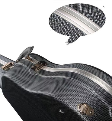 ABS Akustik Gitar Sert Kılıf Su Geçirmez Köpük İtmeli T Şekilli İçbükey Yüzey