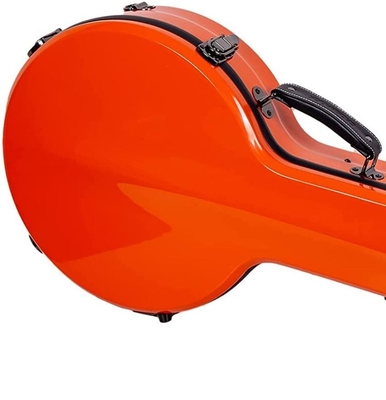 Çarpışma Direnci Cam Elyafı Hardshell Banjo Case Tekerlek Yok