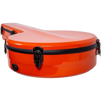 Standart Uçuş Onaylı Hardshell Banjo Kasaları Düzenlenebilir Kemer ve 2 İç Cep